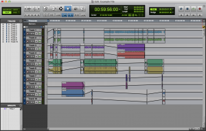 Protools example of opened AAF not split out